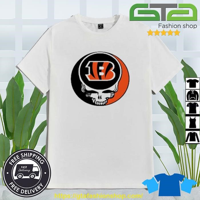 NFL Cincinnati Bengals Grateful Dead Rock Band Football Sports Shirt,  hoodie, sweater, long sleeve and tank top