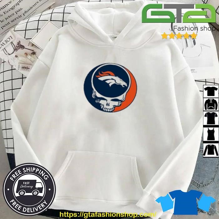 NFL Denver Broncos Grateful Dead Rock Band Football Sports - Rookbrand