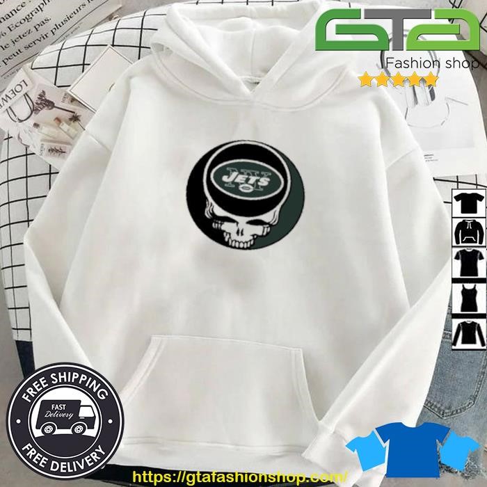 NFL New York Jets Grateful Dead Rock Band Football Sports - Rookbrand