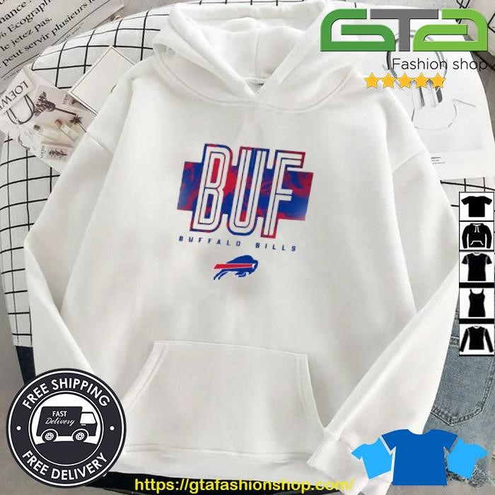 Nfl Team Apparel Buffalo Bills Abbreviated Grey Shirt, hoodie, sweater,  long sleeve and tank top