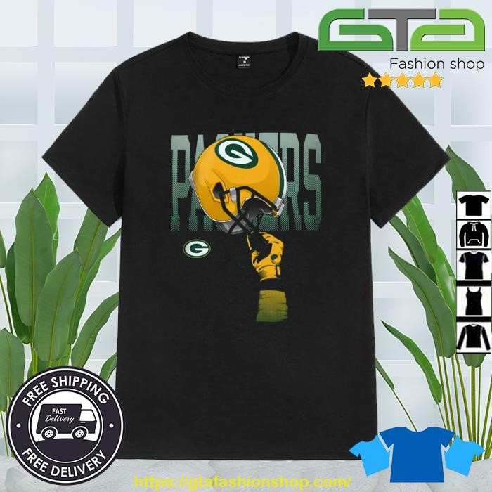 NFL Team Apparel Youth Green Bay Packers Green Team Logo T-Shirt