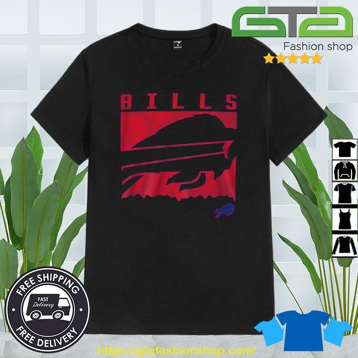 Nfl Team Apparel Youth Buffalo Bills Liquid Camo T-shirt,Sweater