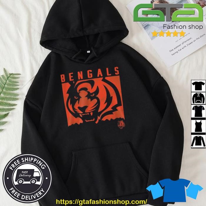 NFL Team Apparel Youth Cincinnati Bengals Liquid Camo Shirt, hoodie,  sweater, long sleeve and tank top