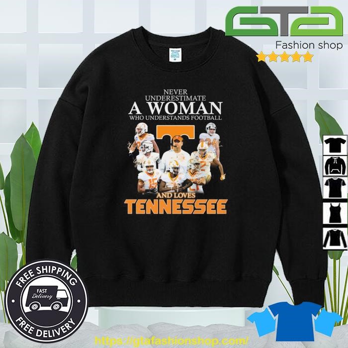 Never Underestimate A Woman Who Understands Baseball And Loves Tennessee  Shirt