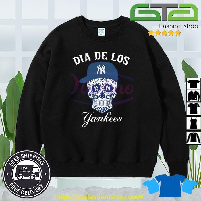 New York Yankees Skull Dia De Los Yankees MLB shirt, hoodie