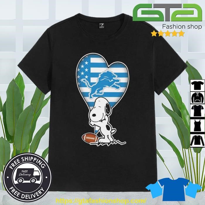 Detroit Lions Snoopy Football Love Sports Shirt, hoodie, sweater, long  sleeve and tank top