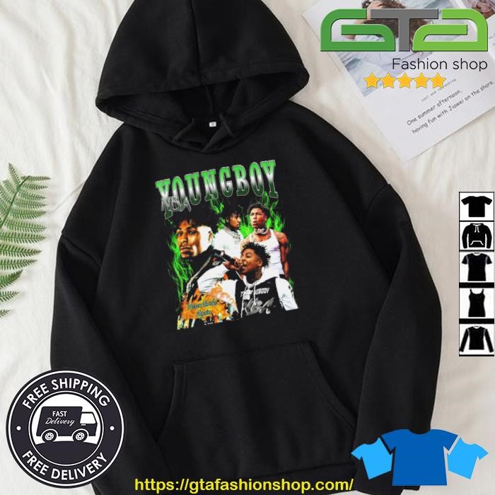 Official NBA Youngboy Green Fan Style T-Shirt, hoodie, sweater