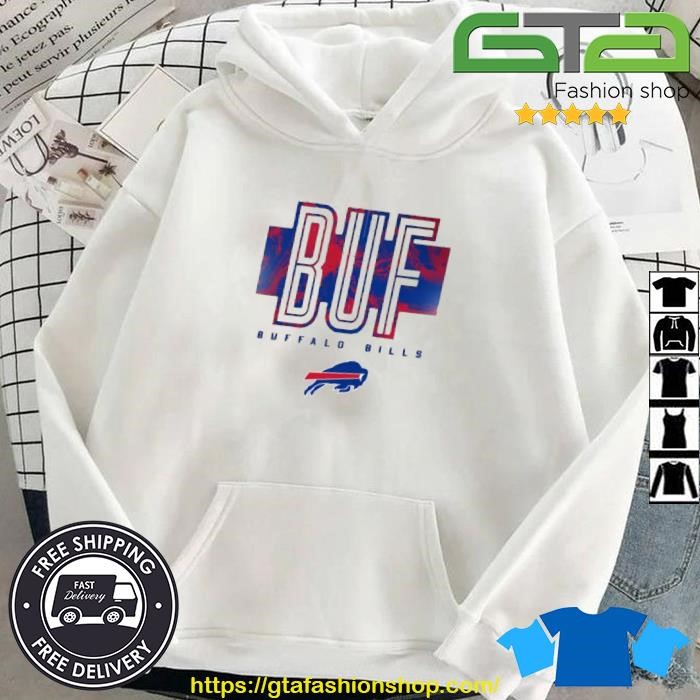 NFL Team Apparel Boys' Buffalo Bills 3rd and Goal Crew Sweatshirt