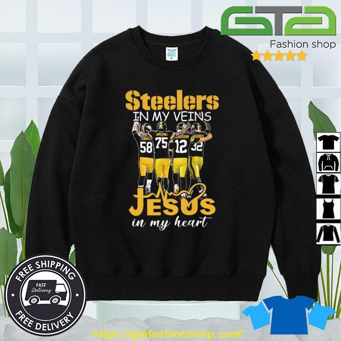 FREE shipping Even Jesus Loves The Steelers Pittsburgh Steelers shirt,  Unisex tee, hoodie, sweater, v-neck and tank top