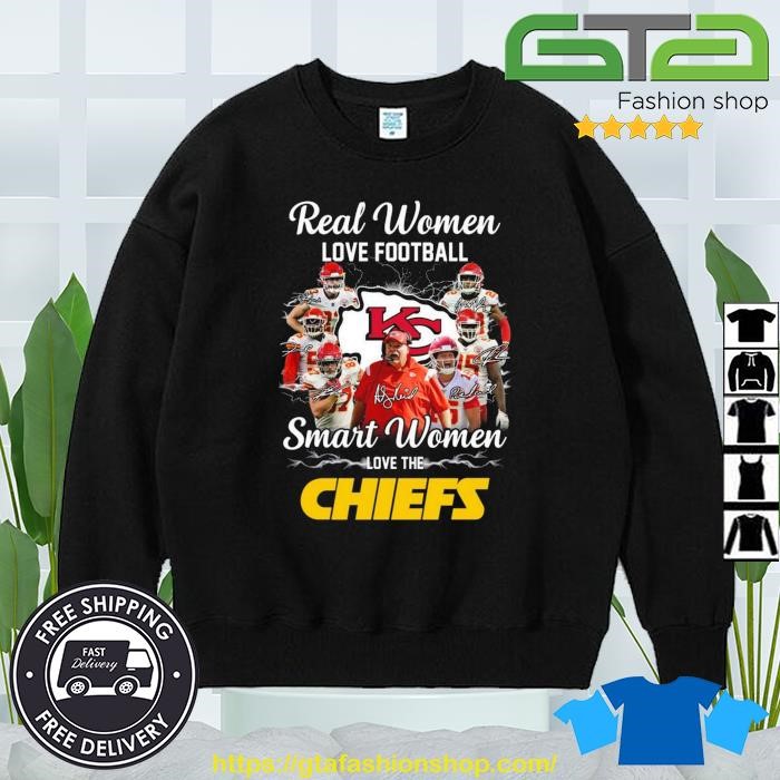 FREE shipping Real Women Smart Women Love the Kansas City Chiefs