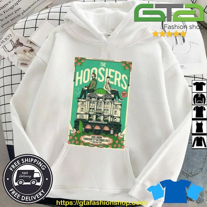 Official The Hoosiers with Crystal Tides The Confidence Tour 2023 Koko London Oct 5 2023 Hoodie.jpg