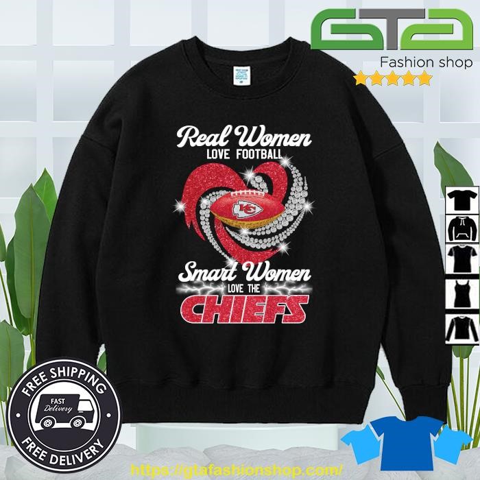 FREE shipping Real Women Smart Women Love the Kansas City Chiefs