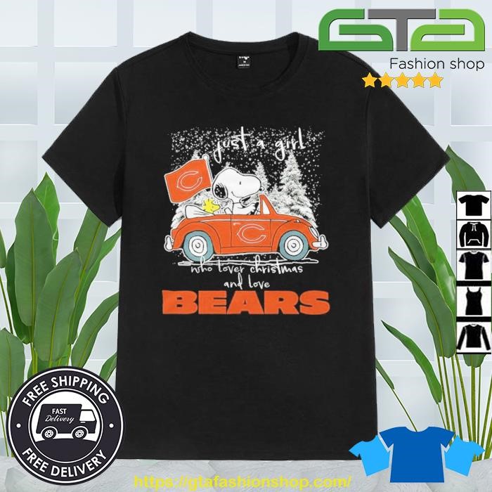 Christmas Snoopy Chicago Bears Shirt, hoodie, sweater and long sleeve