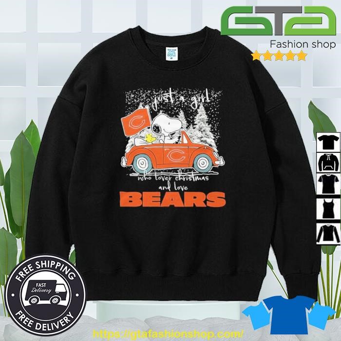 Christmas Snoopy Chicago Bears Shirt, hoodie, sweater and long sleeve