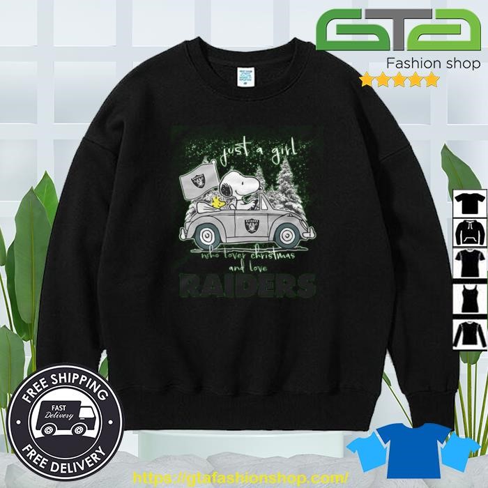 Snoopy The Peanuts Las Vegas Raiders Christmas 2022 Sweatshirt