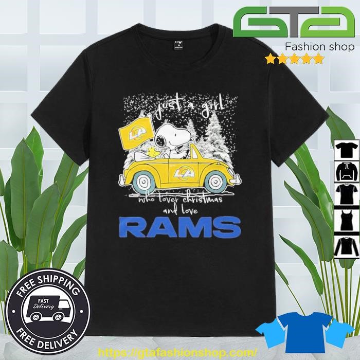 Snoopy Los Angeles Rams Christmas Shirt