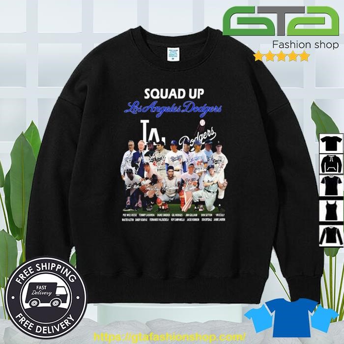 World series Champions 2020 Los Angeles Dodgers signatures shirt, hoodie,  sweater, long sleeve and tank top