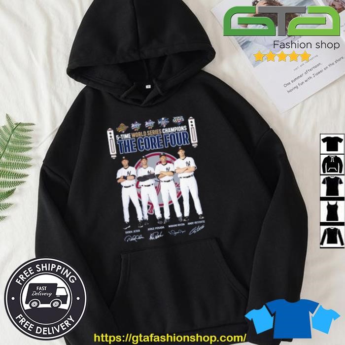 The Core Four New York Yankees 5 Time Shirt, hoodie, sweater, long