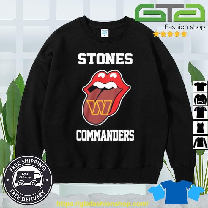 The Rolling Stone Washington Commanders Lips 2023 shirt, hoodie, sweater,  long sleeve and tank top