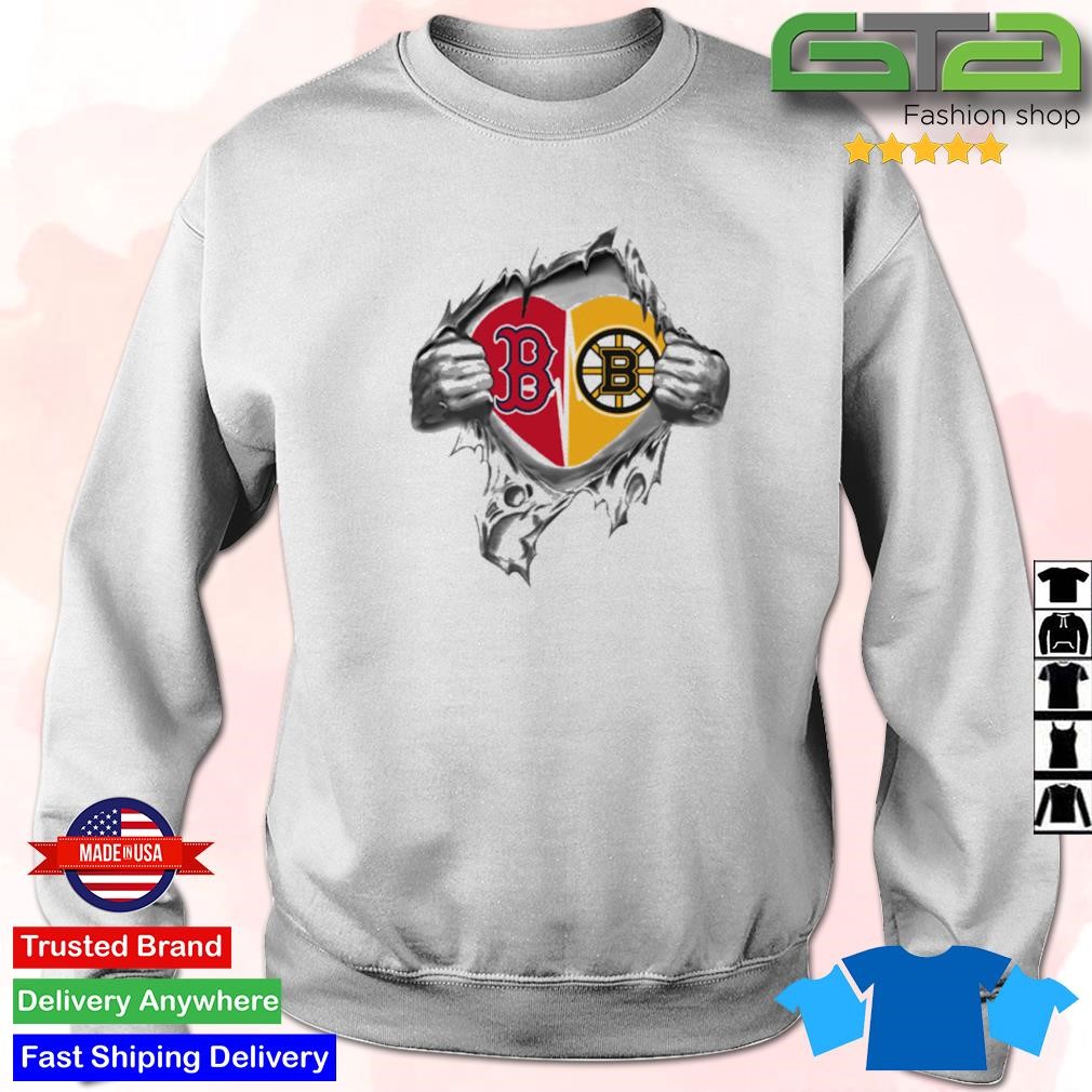 Blood Inside Me Boston Red Sox And Boston Bruins 2023 Shirt