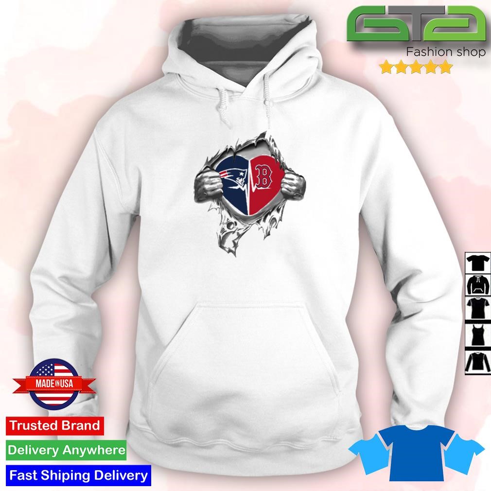 Blood Inside Me New England Patriots And Boston Red Sox 2023 Shirt