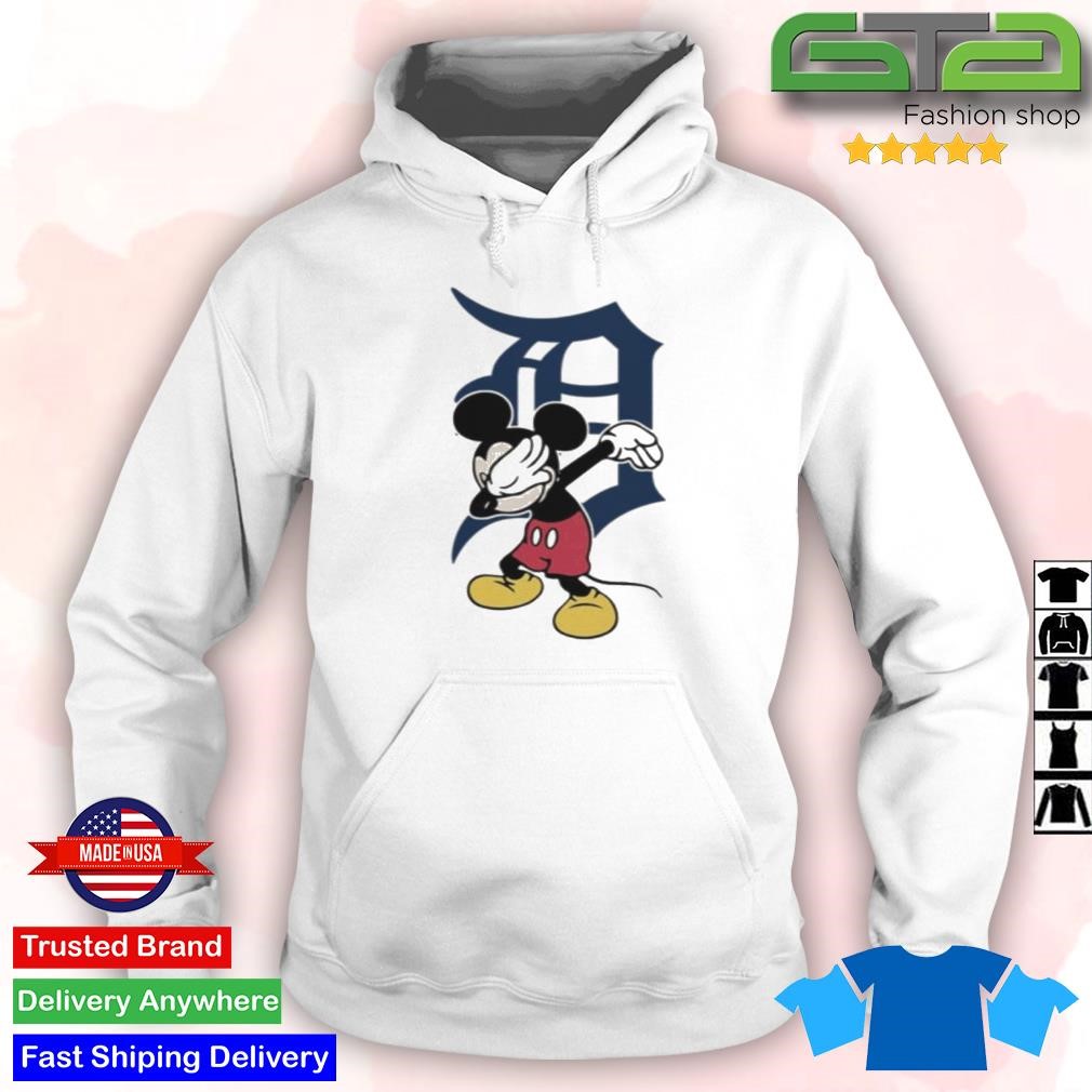 Detroit Tigers Mlb Baseball Dabbing Mickey Disney Sports T Shirt