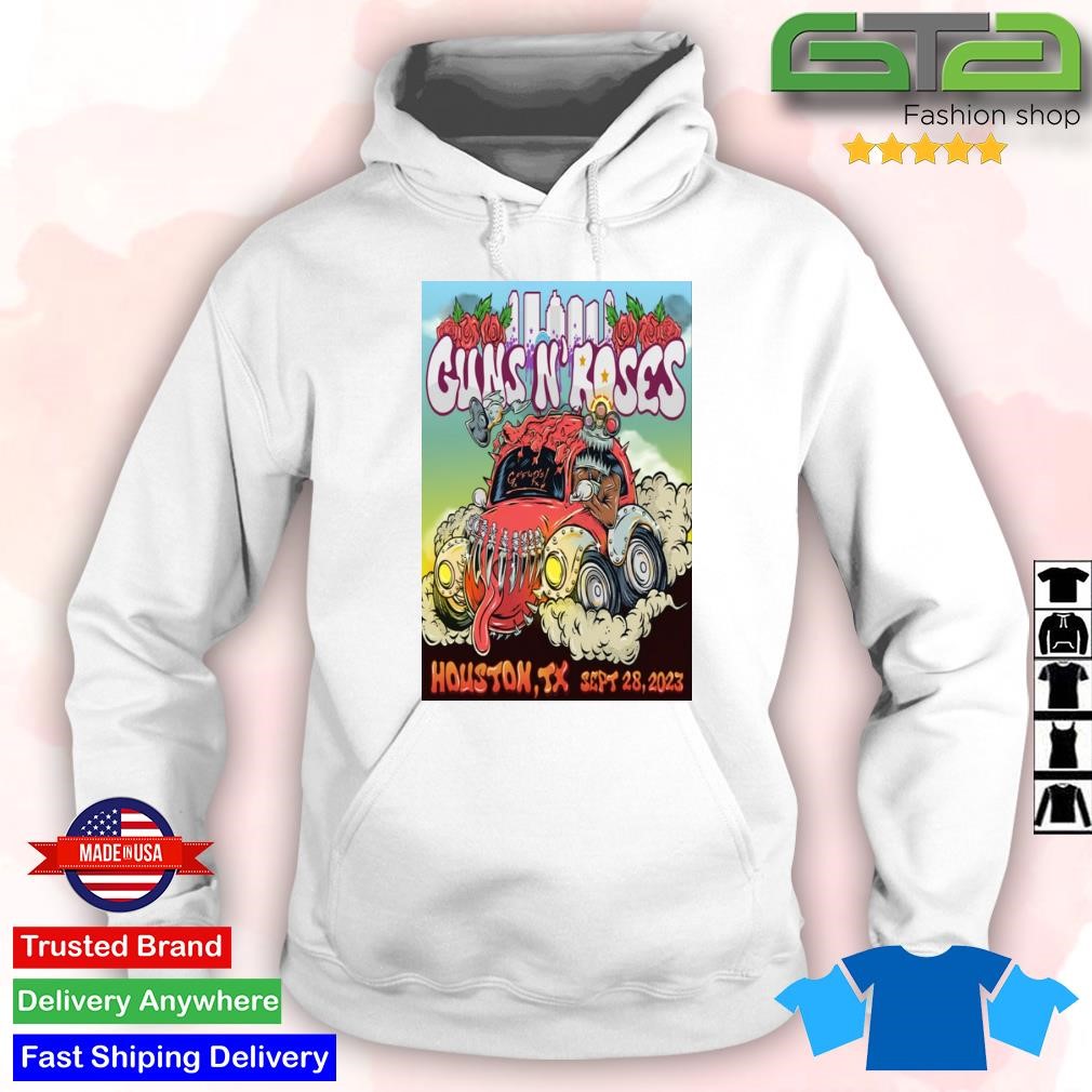 Official guns n' roses minute maid park houston tx sep 28 2023 poster shirt,  hoodie, sweatshirt for men and women