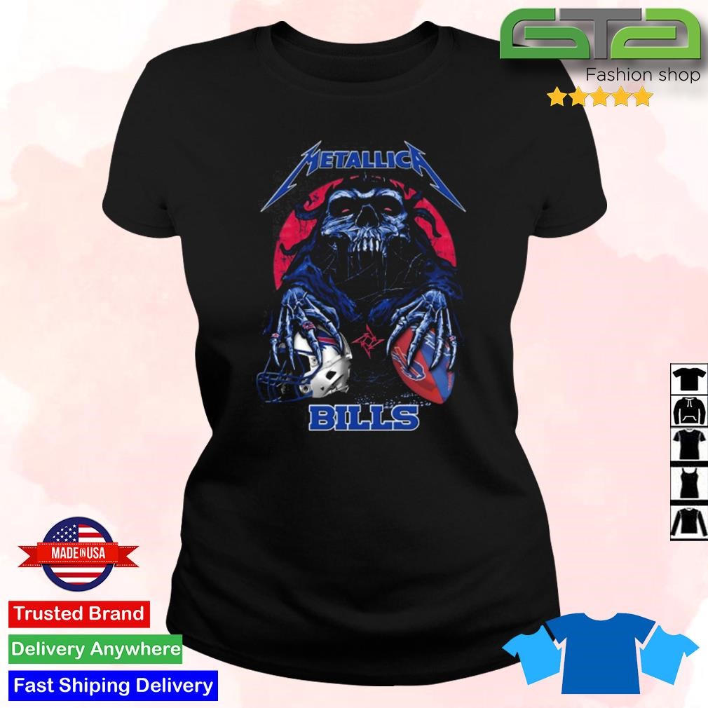 Skull Metallica Buffalo Bills T Shirt