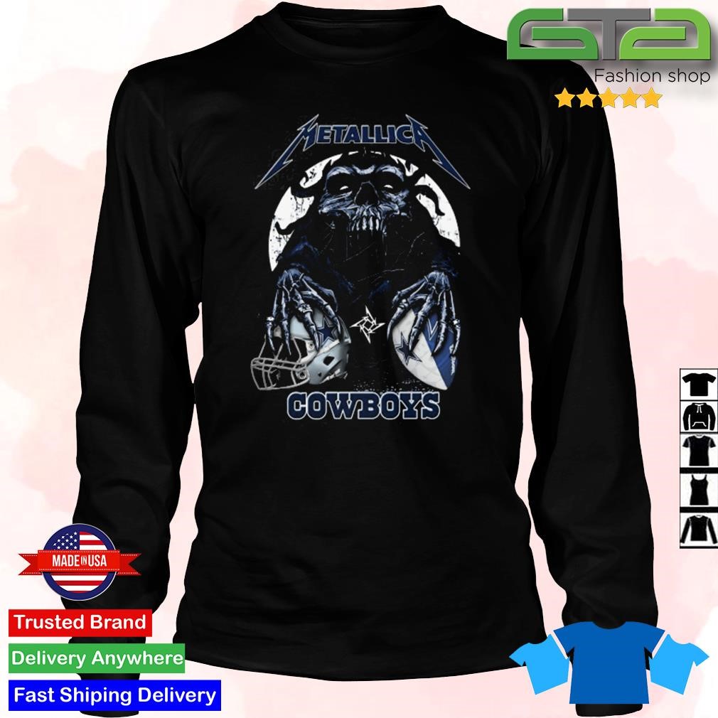 Awesome Skull Metallica Dallas Cowboys Shirt - FanaticTees