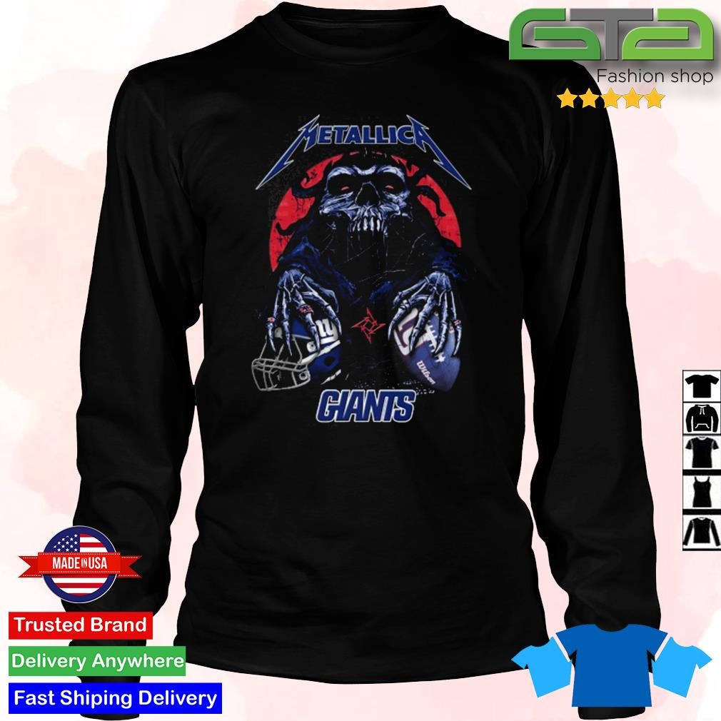 Metallica skull New York Giants shirt, hoodie, tank top, sweater