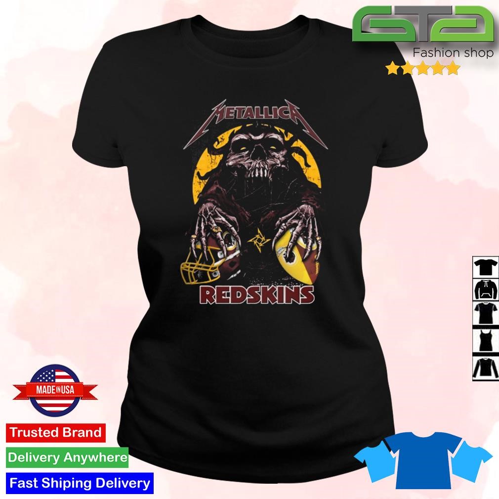 Metallica Skull Washington Redskins Football T-Shirt, hoodie