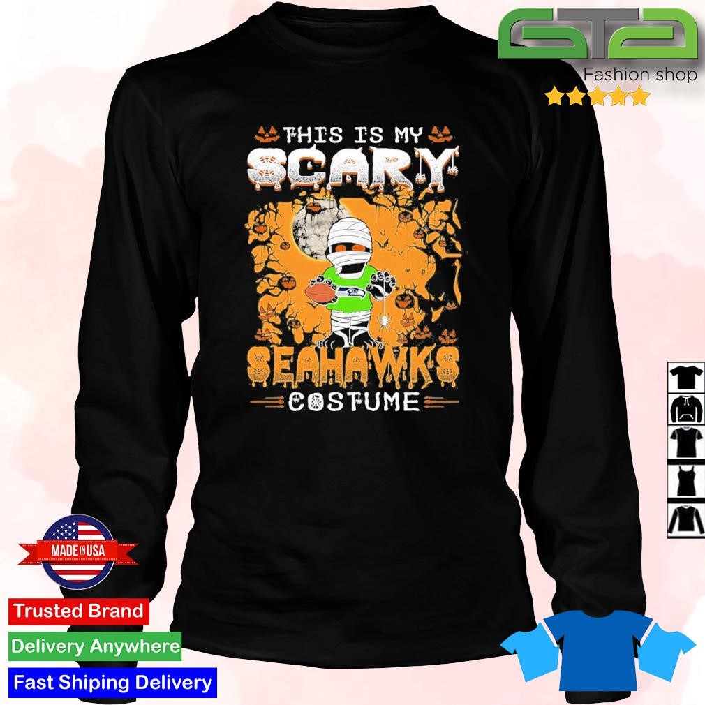 NFL Seattle Seahawks Halloween This Is My Scary Costume Shirt, hoodie,  sweater, long sleeve and tank top