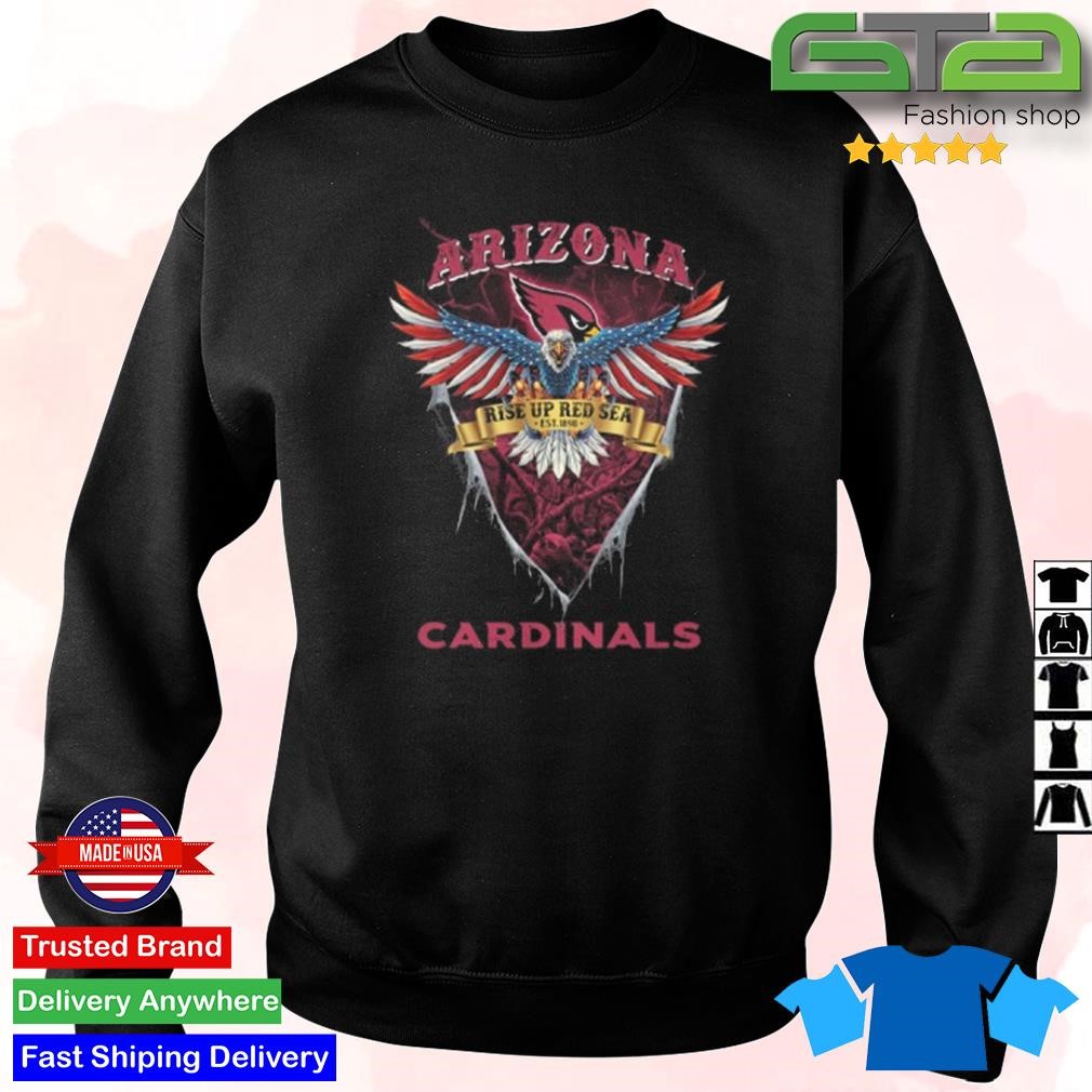 Arizona Cardinals rise up red sea logo 2023 T-shirt, hoodie, sweater, long  sleeve and tank top