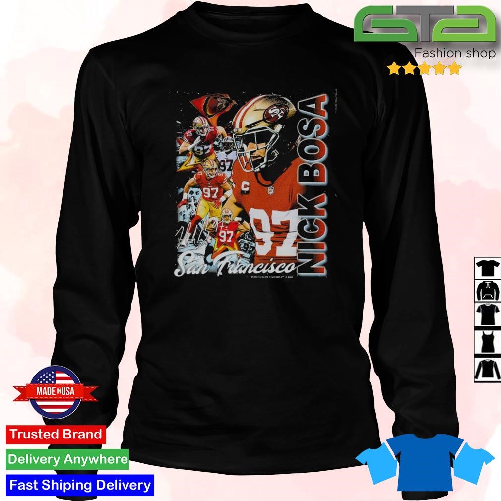 Nick Bosa Classic 90s Retro TShirt, San Francisco 49Ers Shirt