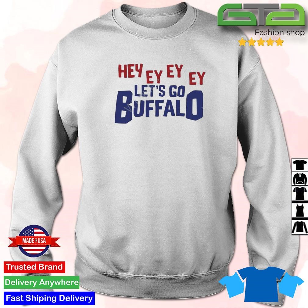 Aaron Quinn Hey Ey Ey Ey Let's Go Buffalo T-shirt,Sweater, Hoodie, And Long  Sleeved, Ladies, Tank Top