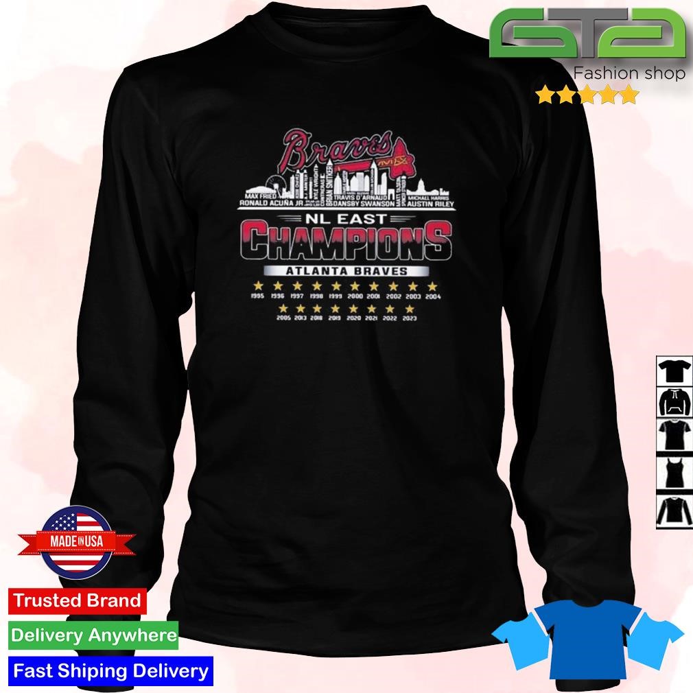 The Braves Skyline NL East Division Champions 2022 T-Shirt, hoodie