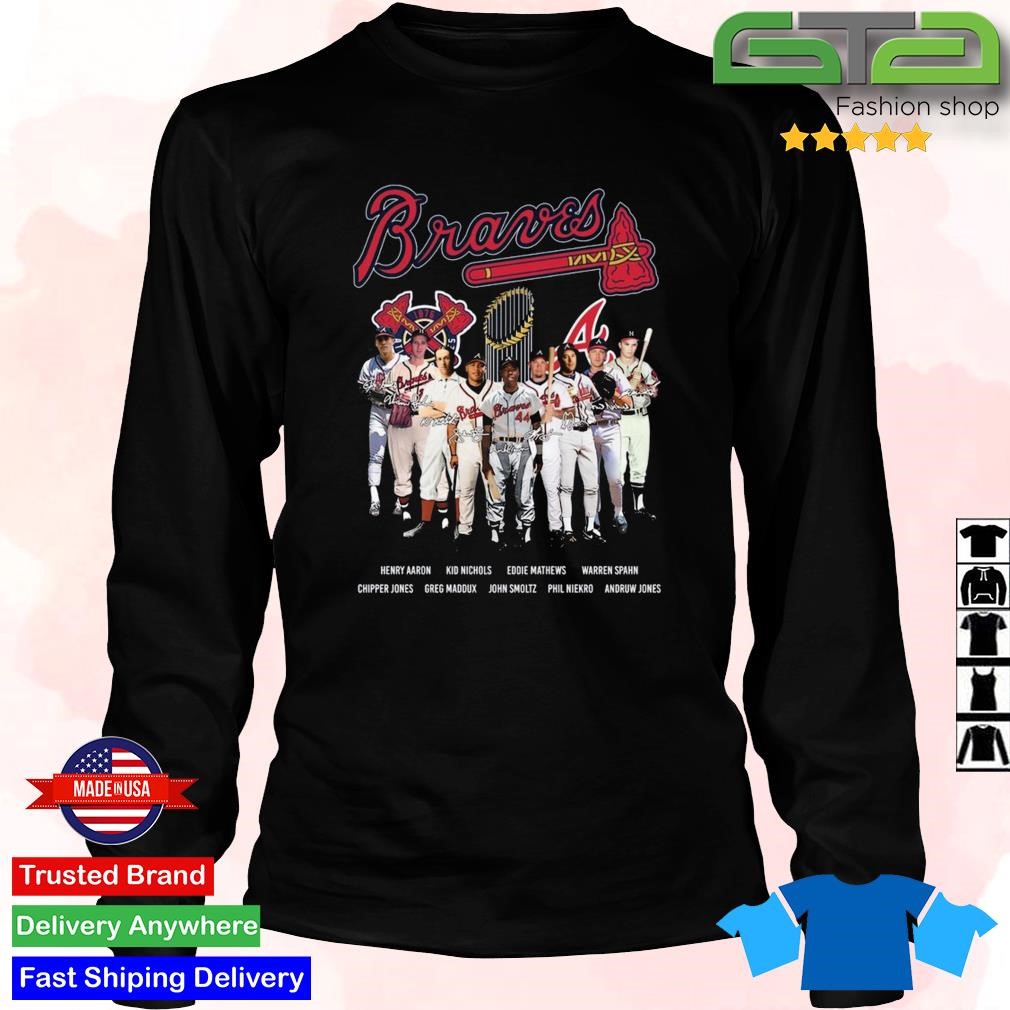 Atlanta Braves Legends Name Players Signatures Shirt, hoodie