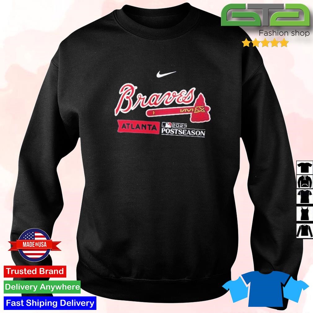 Nike Atlanta Braves 2023 Postseason Authentic Collection Dugout Shirt