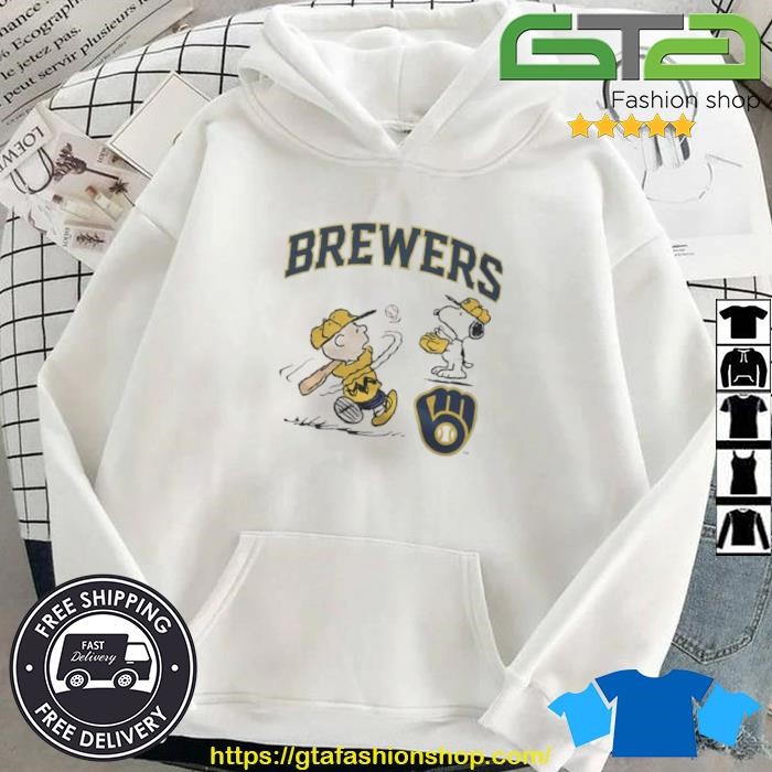 Snoopy And Charlie Brown Team Milwaukee Brewers Shirt, hoodie, sweater,  long sleeve and tank top