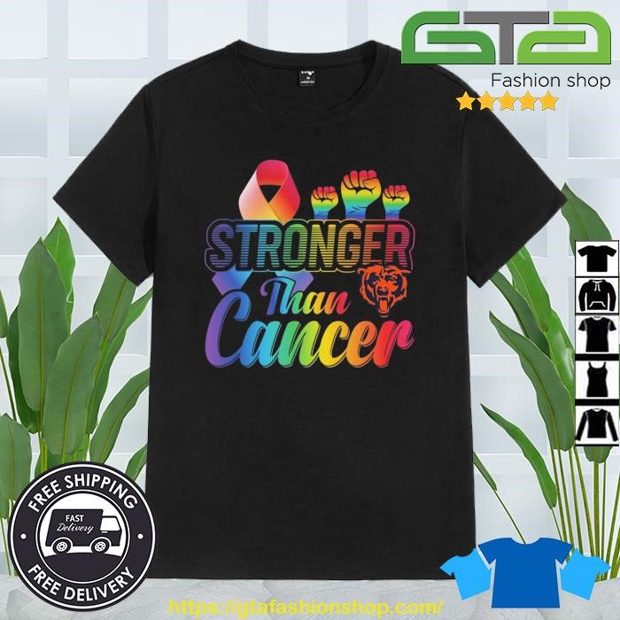 Chicago Bears Stronger Than Cancer Nfl 2023 Shirt - Peanutstee