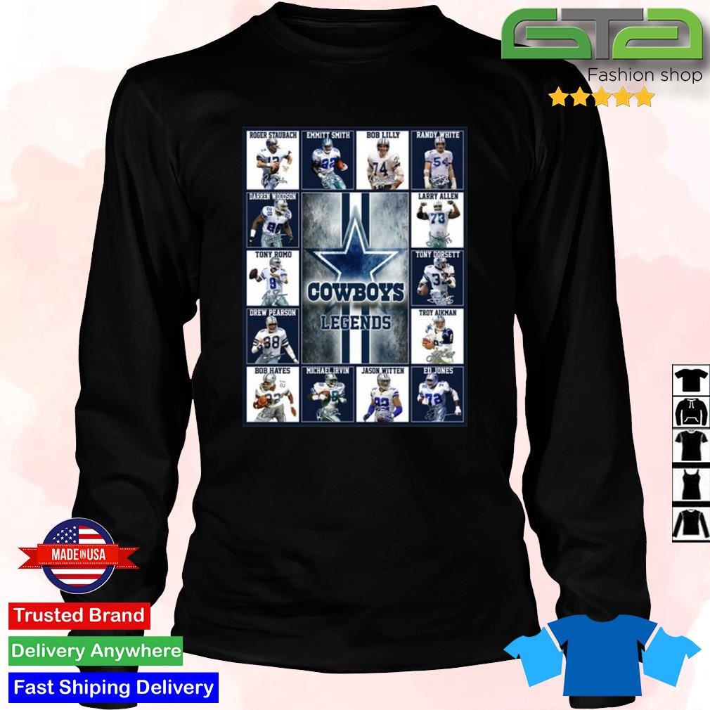 Dallas Cowboys Legends Players 2023 Signatures shirt, hoodie, sweater, long  sleeve and tank top