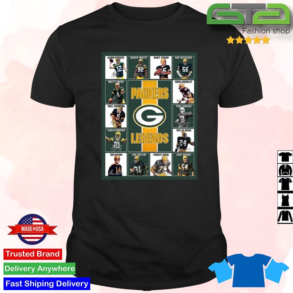 Original Green Bay Packers Legends Signatures 2023 T-Shirt, hoodie,  sweater, long sleeve and tank top