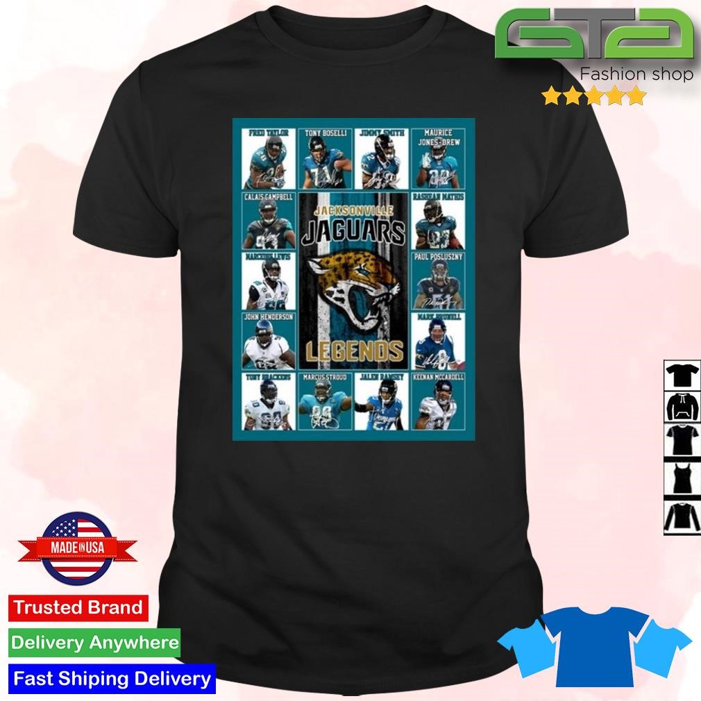 NFL Jacksonville Jaguars Legends Team Signatures Shirt, hoodie, sweater,  long sleeve and tank top