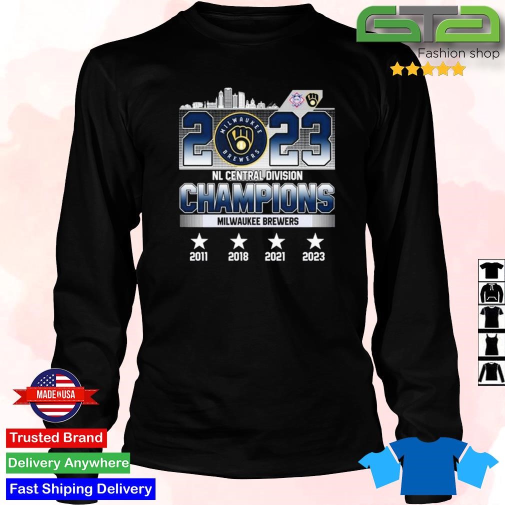 Official Milwaukee Brewers Nl Central Division Champions 2023 Logo Shirt,  hoodie, sweater, long sleeve and tank top