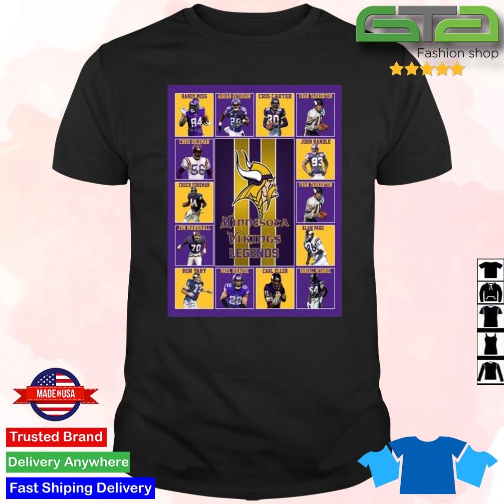 Minnesota Vikings Legends Players 2023 Signatures shirt, hoodie, sweater,  long sleeve and tank top