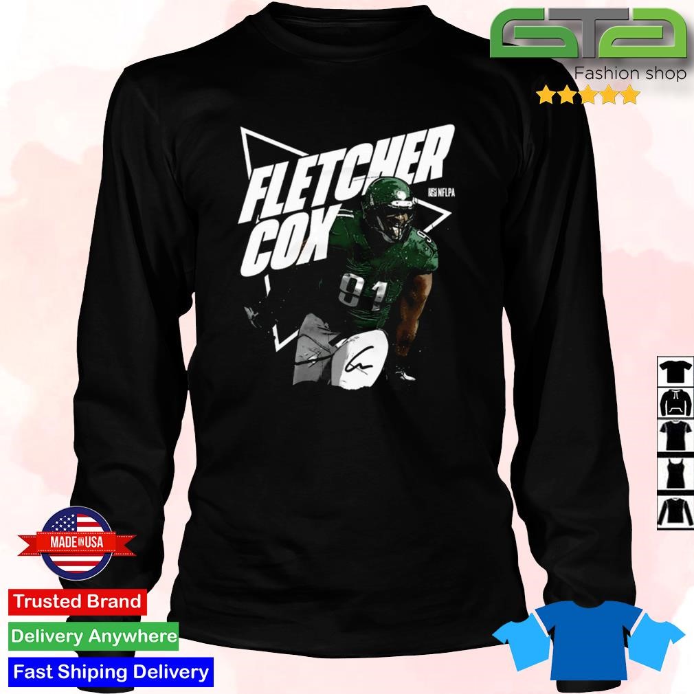 Fletcher Cox Philadelphia Eagles Men's Legend Black Color Rush T-Shirt