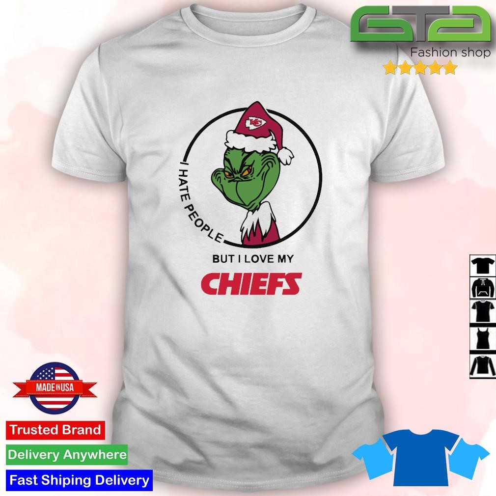 The Grinch I Hate People But I Love My Kansas City Chiefs T-shirt