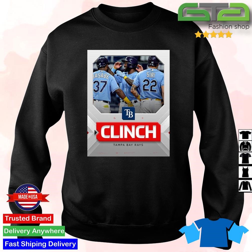 Postseason 2023 Clinched Tampa Bay Rays Shirt, hoodie, sweater