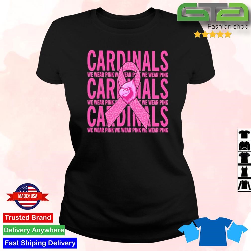 Arizona Cardinals Mascot We Wear Pink Cancer T-shirt,Sweater