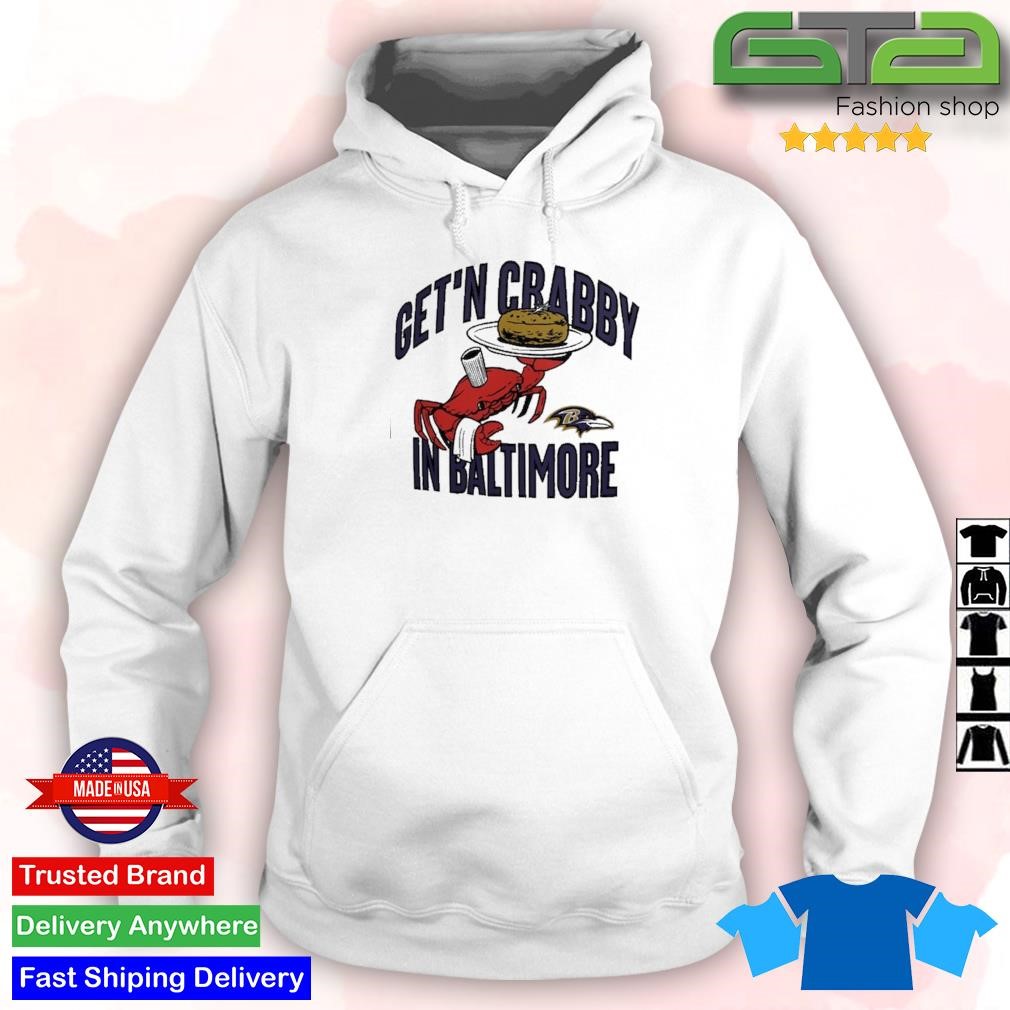 Get'n Crabby In Baltimore Ravens Nfl X Flavortown T-shirt